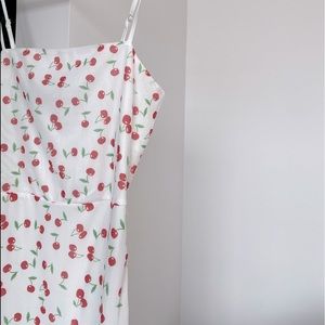 Cherry print dress